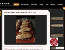 Tablet Screenshot of cahama.wordpress.com