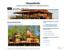 Tablet Screenshot of houseaholic.wordpress.com