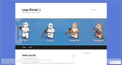 Desktop Screenshot of legorental.wordpress.com