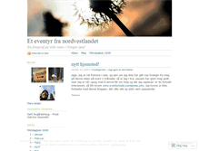 Tablet Screenshot of eventyrinordvest.wordpress.com