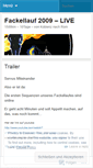 Mobile Screenshot of fackellauf2009.wordpress.com