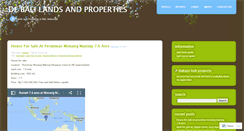 Desktop Screenshot of debalilandproperty.wordpress.com