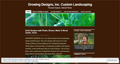Desktop Screenshot of growingdesignsinc.wordpress.com
