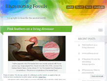 Tablet Screenshot of illuminatingfossils.wordpress.com