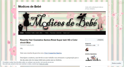 Desktop Screenshot of modicesdebebe.wordpress.com