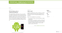 Desktop Screenshot of androidgyan.wordpress.com