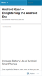 Mobile Screenshot of androidgyan.wordpress.com