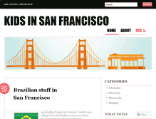 Tablet Screenshot of kidsinsanfrancisco.wordpress.com