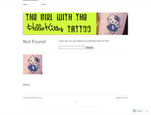 Tablet Screenshot of hellokittytattoo.wordpress.com