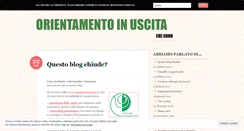 Desktop Screenshot of orientamentoinuscita.wordpress.com