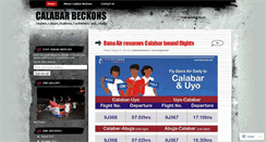 Desktop Screenshot of calabarbeckons.wordpress.com