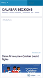Mobile Screenshot of calabarbeckons.wordpress.com