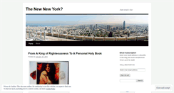 Desktop Screenshot of newnewyorkcity.wordpress.com