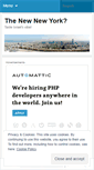 Mobile Screenshot of newnewyorkcity.wordpress.com