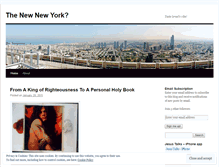 Tablet Screenshot of newnewyorkcity.wordpress.com