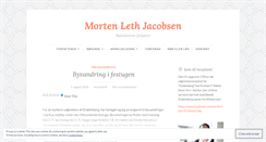 Desktop Screenshot of mortenleth.wordpress.com