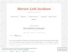 Tablet Screenshot of mortenleth.wordpress.com