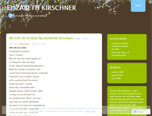 Tablet Screenshot of elizabethkirschner.wordpress.com