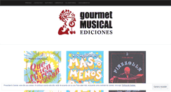 Desktop Screenshot of gourmetmusicalediciones.wordpress.com