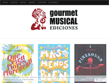 Tablet Screenshot of gourmetmusicalediciones.wordpress.com