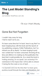Mobile Screenshot of lastmodelstanding.wordpress.com