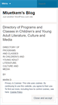 Mobile Screenshot of mluetkem.wordpress.com