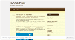 Desktop Screenshot of locksmithsuk.wordpress.com