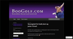 Desktop Screenshot of boogolf.wordpress.com