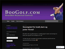 Tablet Screenshot of boogolf.wordpress.com