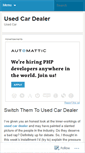 Mobile Screenshot of bestusedcardealer.wordpress.com
