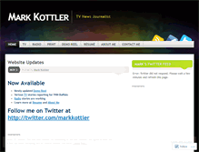 Tablet Screenshot of markkottler.wordpress.com