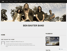 Tablet Screenshot of benbaxtermusic.wordpress.com