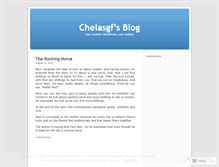 Tablet Screenshot of chelasgf.wordpress.com