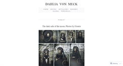 Desktop Screenshot of dahliavonmeck.wordpress.com