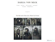 Tablet Screenshot of dahliavonmeck.wordpress.com