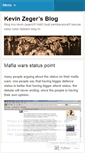 Mobile Screenshot of kevinzegers.wordpress.com