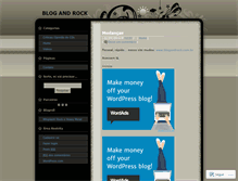 Tablet Screenshot of bloggandrock.wordpress.com