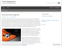 Tablet Screenshot of ferrethq.wordpress.com