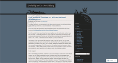 Desktop Screenshot of defollyant.wordpress.com