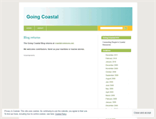 Tablet Screenshot of goingcoastal.wordpress.com