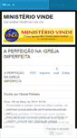 Mobile Screenshot of ministeriovinde.wordpress.com