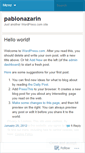 Mobile Screenshot of pablonazarin.wordpress.com