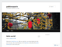 Tablet Screenshot of pablonazarin.wordpress.com