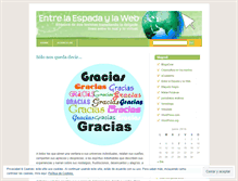 Tablet Screenshot of entrelaespadaylaweb.wordpress.com
