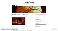 Desktop Screenshot of hoedini.wordpress.com