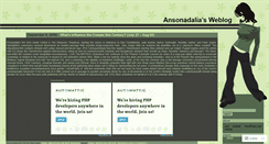 Desktop Screenshot of ansonadalia.wordpress.com