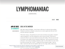 Tablet Screenshot of lymphomasucks.wordpress.com