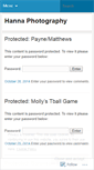 Mobile Screenshot of hannaphotography.wordpress.com