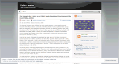 Desktop Screenshot of fathersmatter.wordpress.com