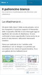 Mobile Screenshot of palloncinobianco.wordpress.com